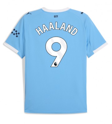 Manchester City Erling Haaland #9 Primera Equipación 2025-26 Manga Corta